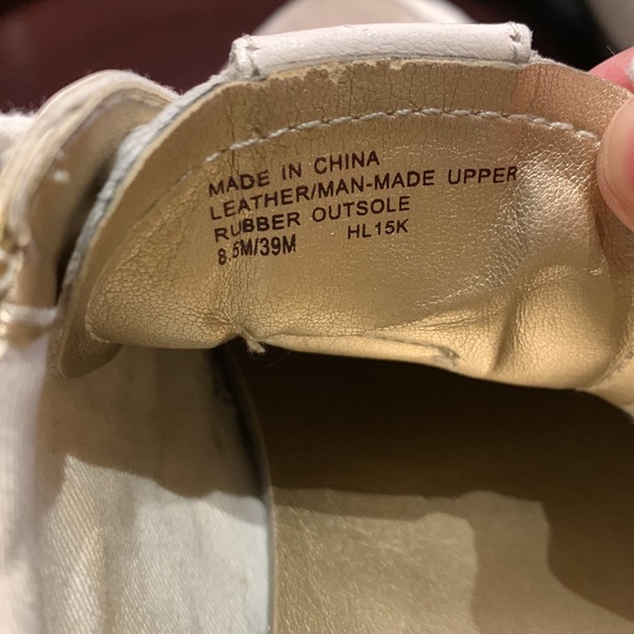 Michael Kors Gold & White Sneakers - Picture 14 of 16